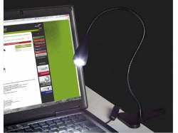 LÁMPARA LED FLEXIBLE CON ABRAZADERA 1W USB