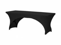 FUNDA MESA PARA RECTANGULARES FORMA DE ARCO COLOR NEGRO