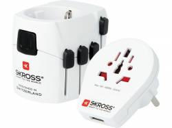 ADAPTADORES VIAJE PROFESIONALES MUNDO A EUROPA + USB 2.4 A