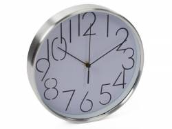 RELOJ DE PARED DE ALUMINIO Ø 25 CM