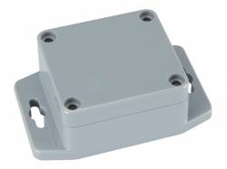 CAJA ABS SELLADA CON BRIDA DE MONTAJE 64X58X35MM