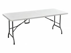 MESA GRIS PLEGABLE FACIL 180 X 75 X 74CM