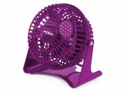 VENTILADOR DE SOBREMESA Ø 10 CM COLOR PÚRPURA