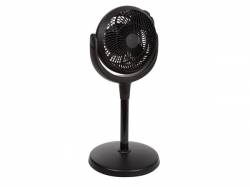 VENTILADOR DE SOBREMESA DE PIE Ø 20 CM COLOR NEGRO