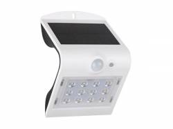 APLIQUE SOLAR LED DETECTOR MOVIMIENTO PIR LI-ION BLANCO