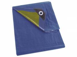 LONA IMPERMEABLE AZUL VERDE 2 X 3 METROS CON OJALES