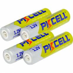 PILA RECARGABLE AAA NIMH 1200MAH 1.2V BATERíA 4 UNIDADES