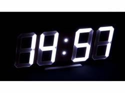 RELOJ LED 3D DÍGITOS BLANCOS