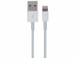 CABLE USB 2.0 A MACHO A MFI LIGHTNING 8P MACHO BLANCO 1 METRO