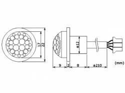 MINI DETECTOR DE MOVIMIENTO PIR