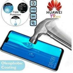 CRISTAL TEMPLADO HUAWEI Y9 2019TRIPLE PROTECCION JKM-LX1/LX2/LX3 PRO+