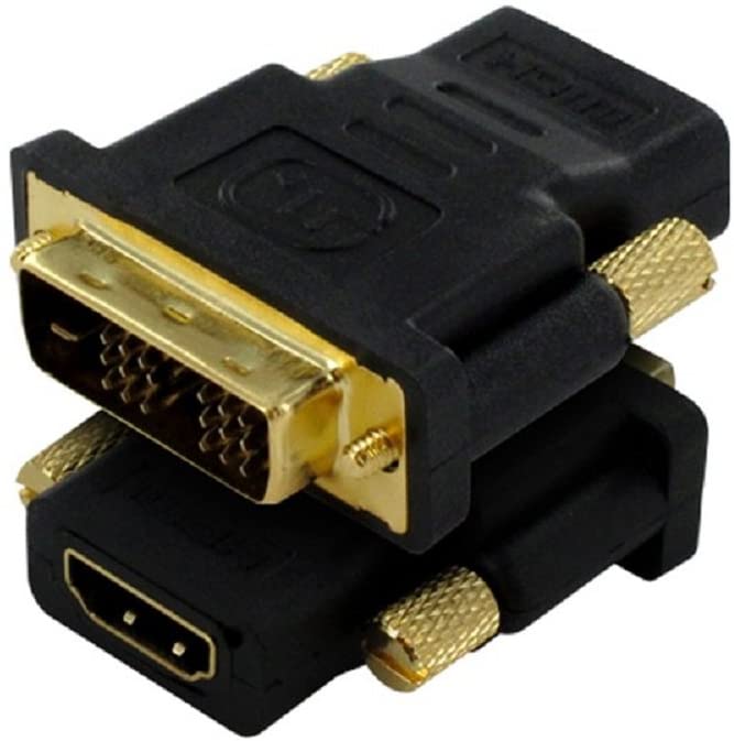 CONECTOR ADAPTADOR DVI-D 18+1 MACHO A HDMI HEMBRA V227