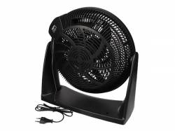 VENTILADOR DE SUELO ABS Ø 30 CM COLOR NEGRO