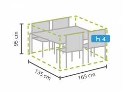 FUNDA PROTECCIÓN PARA CONJUNTO JARDÍN RECTANGULAR