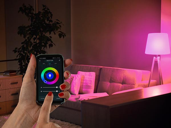 BOMBILLA INTELIGENTE RGB SMART WIFI - COLOR BLANCO FRÍO & BLANCO