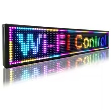 PANTALLA LED WIFI COLOR DIGITAL PROGRAMABLE RAPIDA 100X20CM
