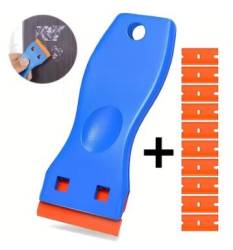 RASQUETA REMOVEDOR PEGATINAS VIDREO CRISTAL PARA COCHE HOGAR