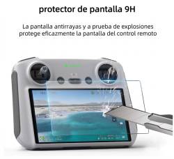 CRISTAL TEMPLADO H9 DJI MINI 3 PRO MINI 4 PRO Y MINI 3 HD PROTECTOR ARAÑAZOS GLPES