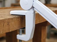 ABRAZADERA DE MESA PARA LáMPARA LUPA Y LáMPARA CON AUMENTO, ORIFICIO 12 MM