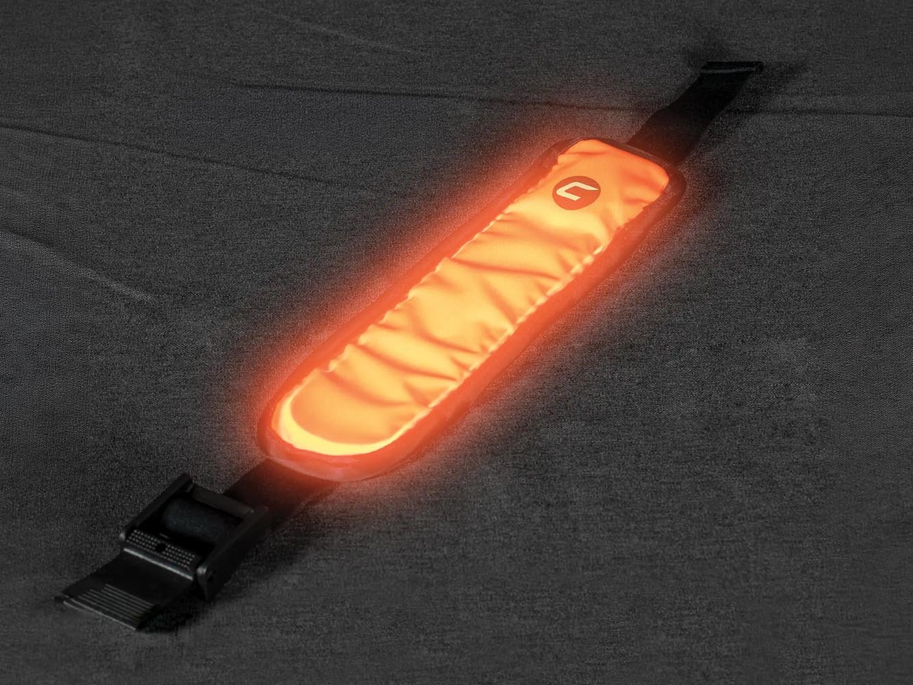 PULSERA LED DE SEGURIDAD RECARGABLE POR USB, LUZ DE SEGURIDAD AJUSTABLE CON