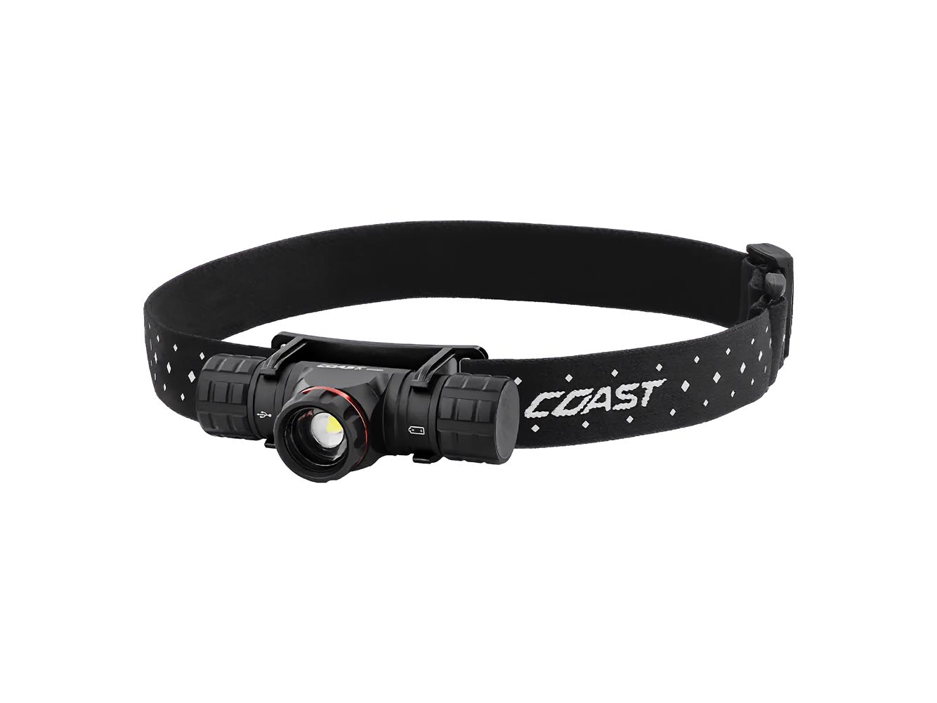 LINTERNA FRONTAL LED RECARGABLE 1000 LM, LUZ ROJA/BLANCA, TWIST FOCUS