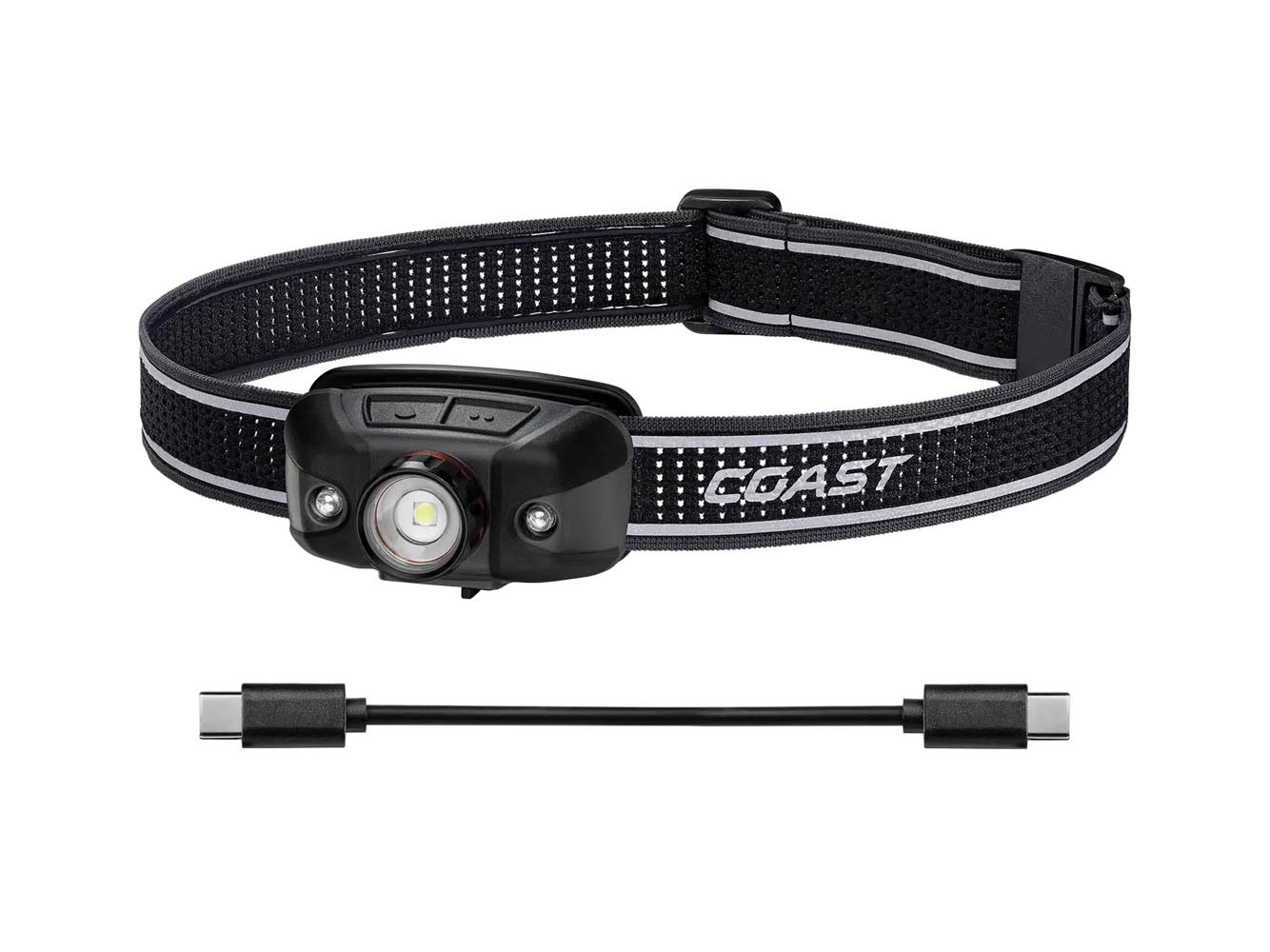 LINTERNA FRONTAL LED RECARGABLE 1000 LM, LUZ BLANCA REGULABLE, IP54 POLVO Y