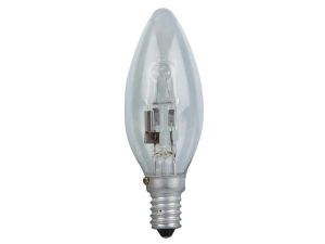 BOMBILLA ECO HALÓGENA C35 E14 28 W 220-240 V 2700 K TRANSPARENTE