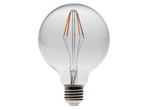 BOMBILLA LED RETRO CON FILAMENTOS LED G125-4.5 W E27 BLANCO CÁLIDO INTENSO
