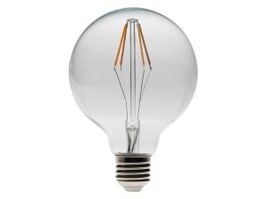 BOMBILLA RETRO FILAMENTOS LED G95 4.5W E27 BLANCO CÁLIDO INTENSO