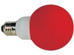 BOMBILLA LEDS ROJO E27 220V