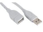 CABLE USB 2.0 MACHO A HEMBRA 5 METROS