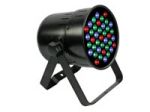 FOCO LED PAR64 PROFESIONAL CORTO NEGRO DMX512 39 X 1W LED