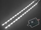 DOBLE CINTA AUTOADHESIVA CON LEDS BLANCOS  UNIDAD DE CONTROL