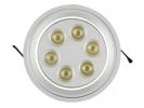 PLAFÓN LED 6X1W COLOR BLANCO CON DRIVER