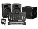 JUEGO DISCO AUDIO ABS EN FLIGHT CASE 900W