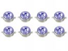 ILUMINACIÓN EFECTO PERLA 8 LEDS AZULES 12VDC