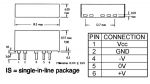 CONVERTIDOR DC/DC ENTRADA 5V SALIDA 12V SIL