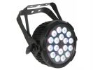 FOCO PAR PROFESIONAL CON LEDS SOPORTE DOBLE 18 LEDS TRICOLORES DE 3W