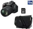 NIKON D5100 OBJETIVO AF-S VR DX 18-105 MM + ESTUCHE + TARJETA DE MEMORIA DE 8GB