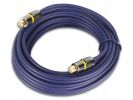 CABLE VÍDEO SVHS, 2 X CONECTOR MACHO MINI-DIN DE 4 POLOS, DORADO, 0.5M