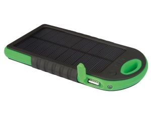 CARGADOR CON PLACA SOLAR 5000 MAH TAMBIEN CARGA POR USB