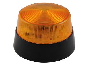 LÁMPARA ESTROBOSCÓPICA LEDS ÁMBAR 12V ø 77 MM