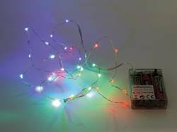 CADENA DE LUZ CON LEDS RGB 20 LEDS FUNCIONA CON PILAS