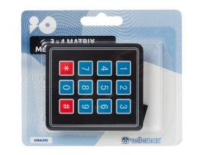 TECLADO DE MEMBRANA MATRICIAL 3 X 4