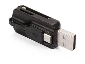 LECTOR DE TARJETAS MICRO USB 2.0 2 EN 1 SD MICROSD