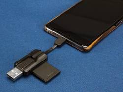 LECTOR DE TARJETAS MICRO USB 2.0 2 EN 1 SD MICROSD