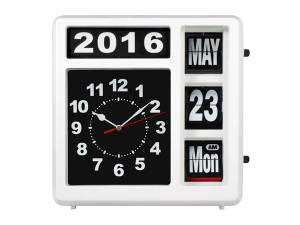 RELOJ DE PARED CON CALENDARIO