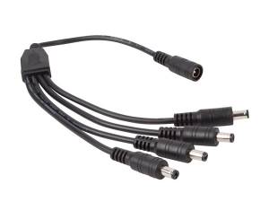 CABLE 4 CONECTORES DC MACHO 1 CONECTOR DC HEMBRA