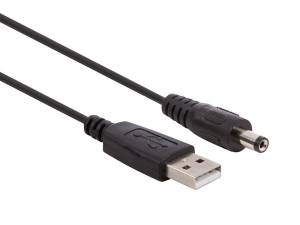 CABLE USB A CONECTOR DC 2.1 X 5.5MM