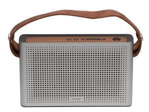 ALTAVOZ BLUETOOTH MP3 CON BATERÍA RECARGABLE GRIS PLATA